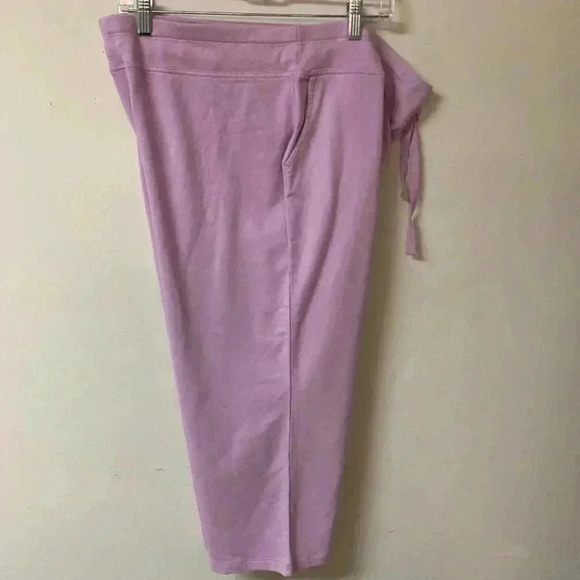 Women’s  Capri Nicole Miller NewYork Lavandar XL  with Draw String Waist NWOT - Picture 2 of 8